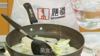 菜果炒肉片的做法步骤：5