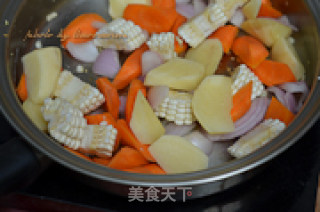 蔬菜素汤的做法步骤：3