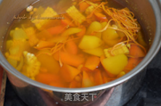 蔬菜素汤的做法步骤：5