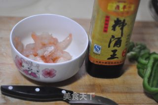 青椒虾仁盏的做法步骤：3