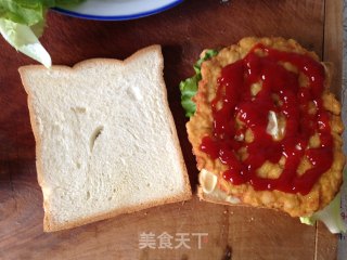 触手可及的美味——鸡肉三明治的做法步骤：3