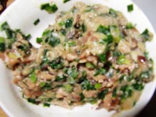 香菇猪肉蛋饼的做法步骤：1