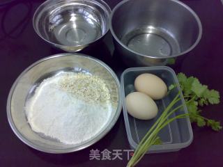 燕麦卷蛋饼的做法步骤：1
