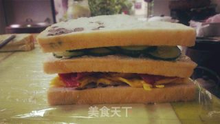 培根三明治的做法步骤：4