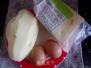 芝士土豆饼----百分百营养早餐饼的做法步骤：1
