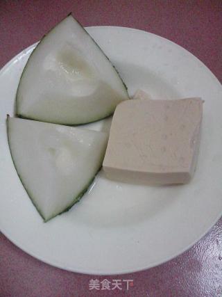 【红烧的味道】冬瓜烧嫩豆腐的做法步骤：1