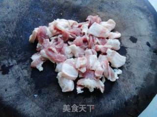 肉片炒野笋的做法步骤：1