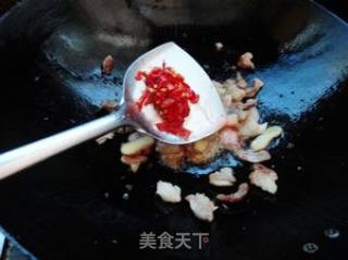 肉片炒野笋的做法步骤：5