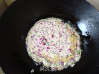 紫甘藍餅的做法步骤：6