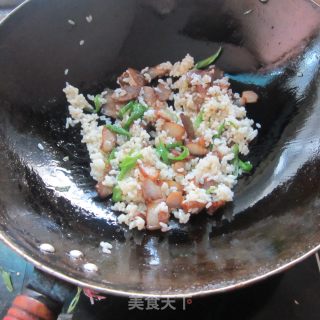 快餐腊肉饭的做法步骤：6