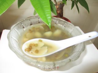 绿豆百合汤的做法步骤：7