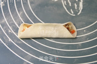 素三鲜锅贴的做法步骤：9