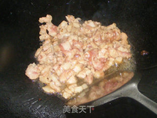 肉末萝卜干炒香菇末的做法步骤：4
