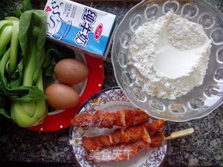 牛奶鸡蛋灌饼----荤素搭配营养均衡的早餐的做法步骤：1