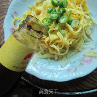 土豆蛋丝的做法步骤：8