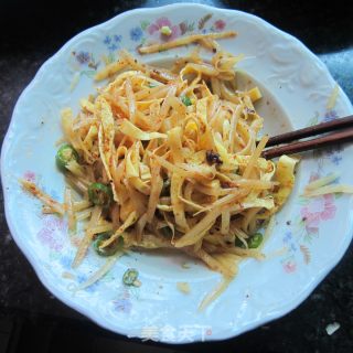 土豆蛋丝的做法步骤：10