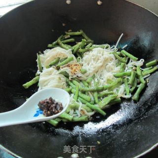 鲜豆角拌面的做法步骤：7