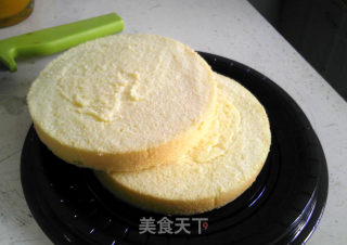 6寸奶油水果蛋糕（戚风）的做法步骤：11