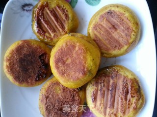 麻香南瓜饼的做法步骤：8