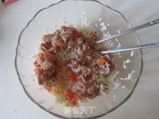 荷香糯米鸡的做法步骤：5