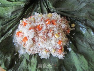 荷香糯米鸡的做法步骤：6