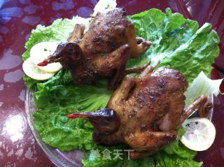 烤乳鸽的做法步骤：3