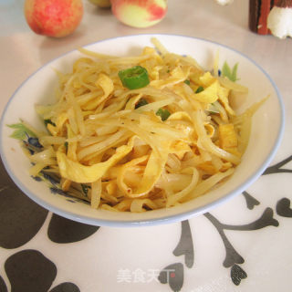 土豆蛋丝的做法步骤：6