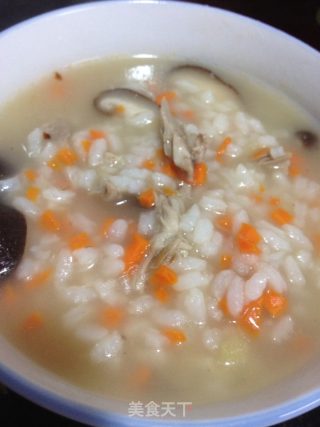 香菇鸡肉粥的做法步骤：14