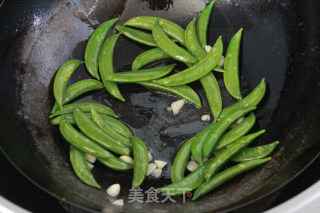 暑假最后一顿——甜豆炒肉丝的做法步骤：6