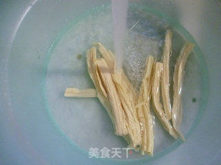腐竹炒油豆角的做法步骤：5