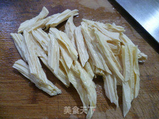腐竹炒油豆角的做法步骤：6