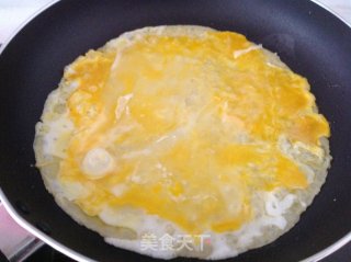 火腿鸡蛋杂粮煎饼的做法步骤：5