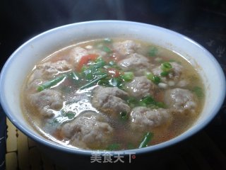 番茄肉丸汤的做法步骤：11