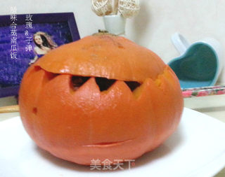 腊味合蒸南瓜饭的做法步骤：11