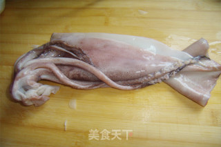 酱烤鱿鱼的做法步骤：1