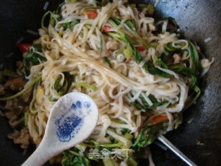 番茄肉片米粉的做法步骤：10