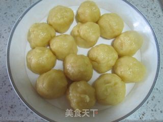 麻薯豆沙月饼的做法步骤：10