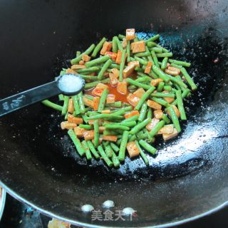豆角炒豆腐干的做法步骤：8