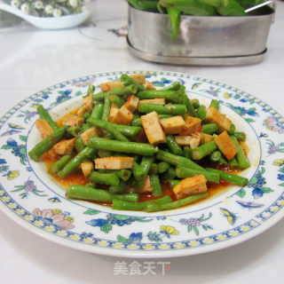 豆角炒豆腐干的做法步骤：9