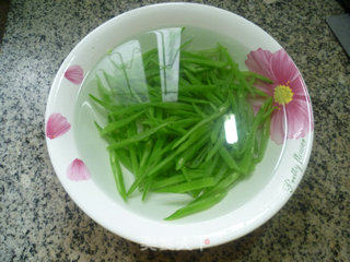 油豆角拌玉笋的做法步骤：5