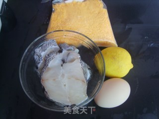 脆炸银鳕鱼的做法步骤：1