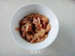 苤菜花炒鸡丝的做法步骤：2