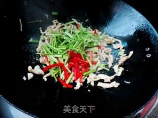 苤菜花炒鸡丝的做法步骤：5