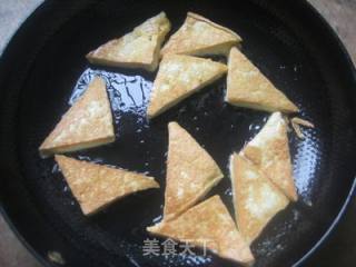 家常葱煎豆腐的做法步骤：3
