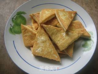 家常葱煎豆腐的做法步骤：4