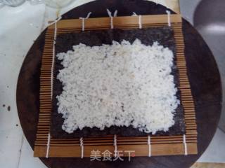 孩子们喜欢的小吃———海苔黄瓜火腿泡菜包饭的做法步骤：6