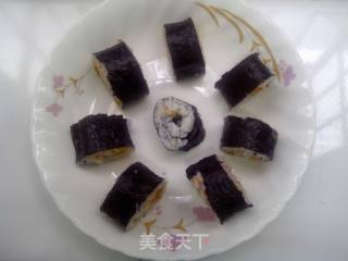 孩子们喜欢的小吃———海苔黄瓜火腿泡菜包饭的做法步骤：11
