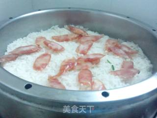 腊肠蒸饭的做法步骤：6