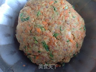 杂粮肉窝头的做法步骤：5