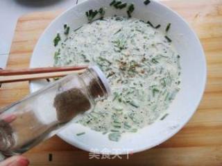 韭菜鸡蛋饼的做法步骤：6